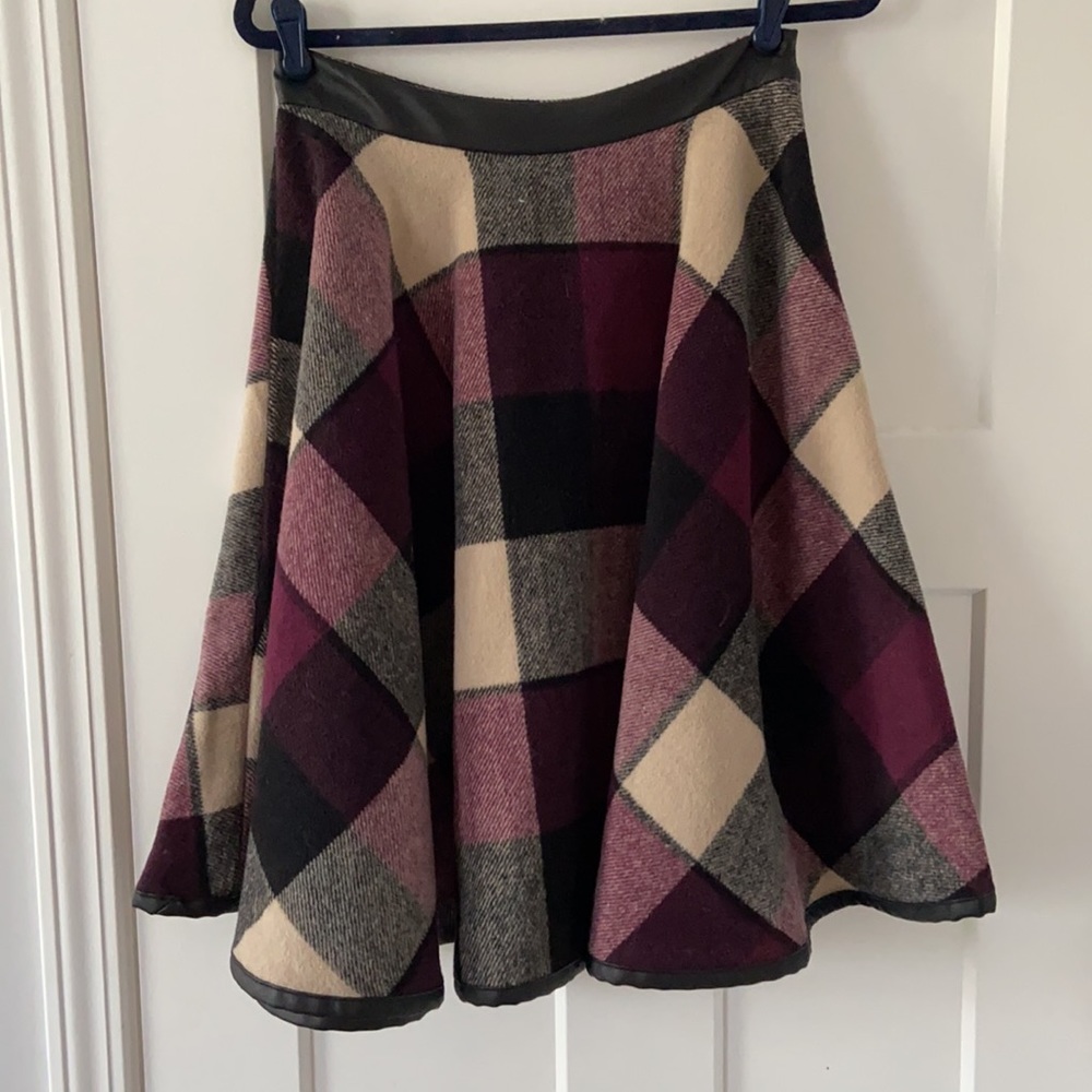 RYU wool a-line skirt. Size 8